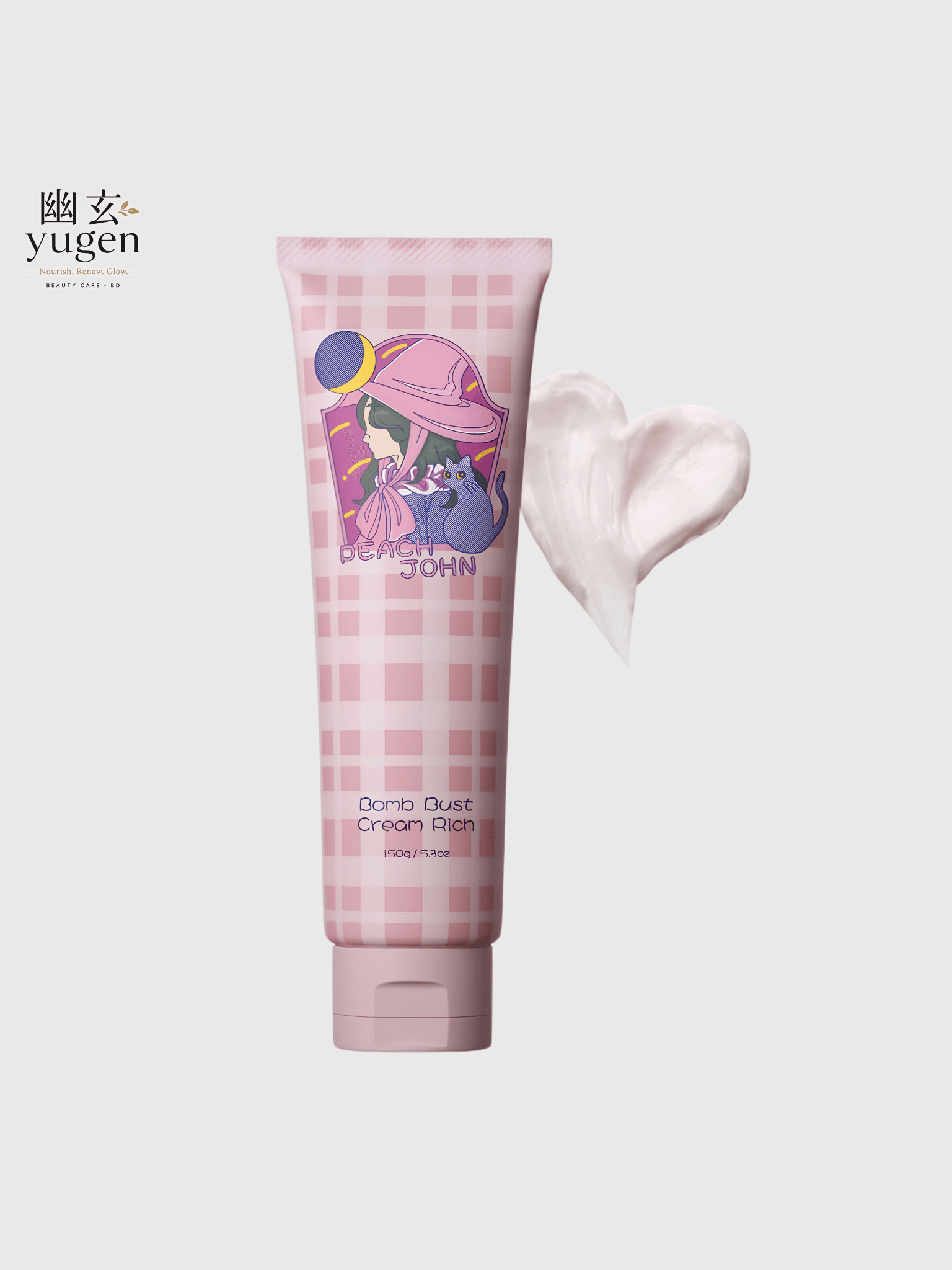Kami Mori Peach John Collaboration Bomb Bust Cream, Rich, 5.3 oz (150g)