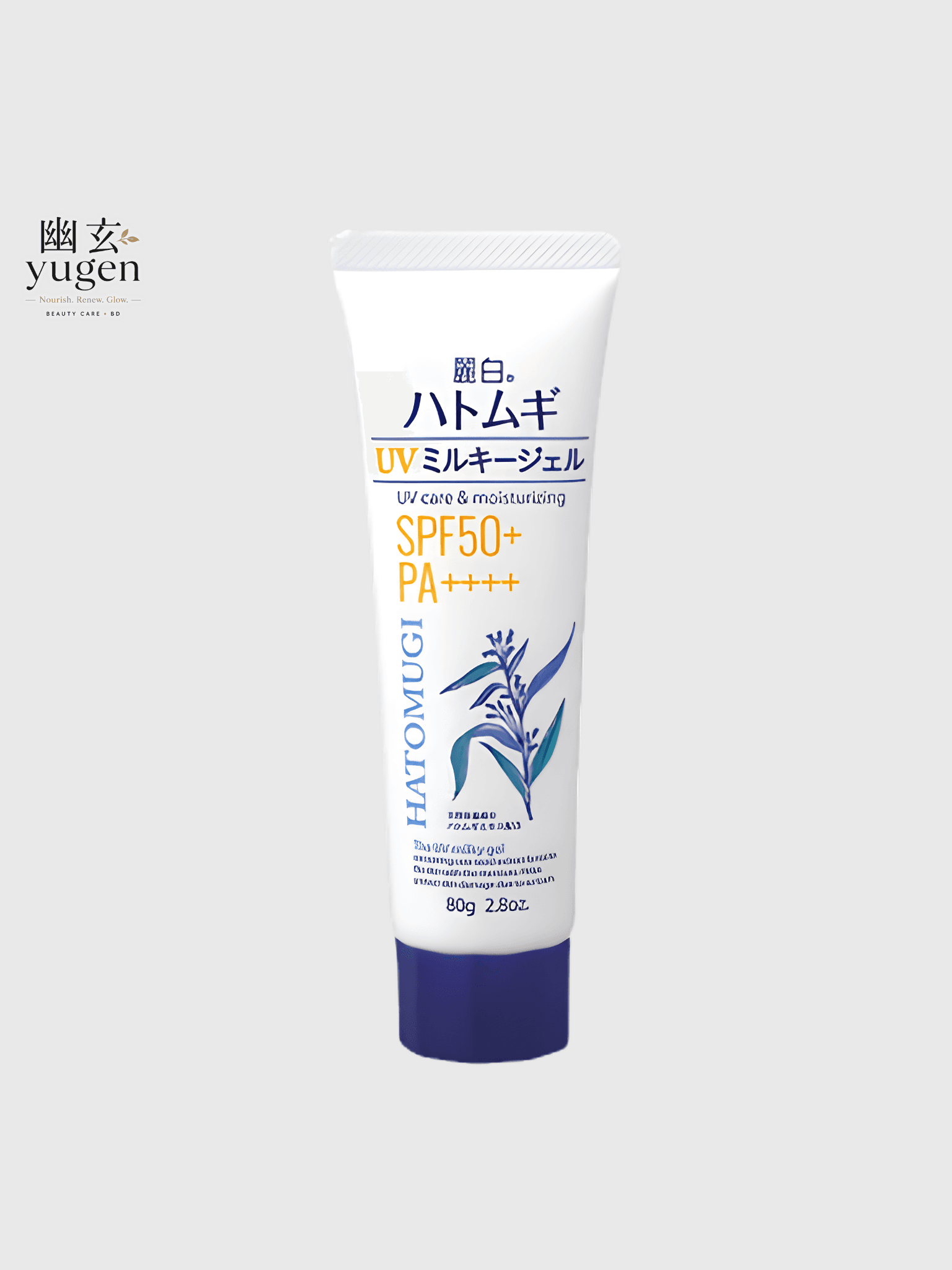 Reihaku Hatomugi The UV Milky Gel UV Care & Moisturizing SPF50+ PA++++ 80g